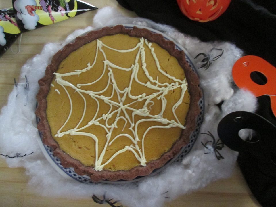 crostata ragnatela alla zucca