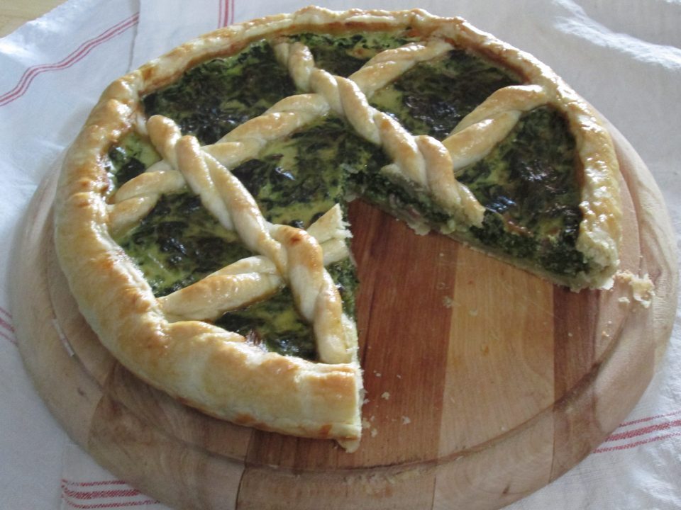 Crostata ricca di spinaci