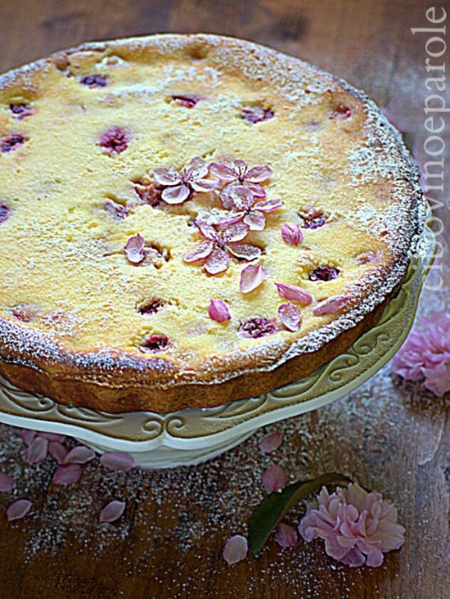 Crostata ricotta e lamponi