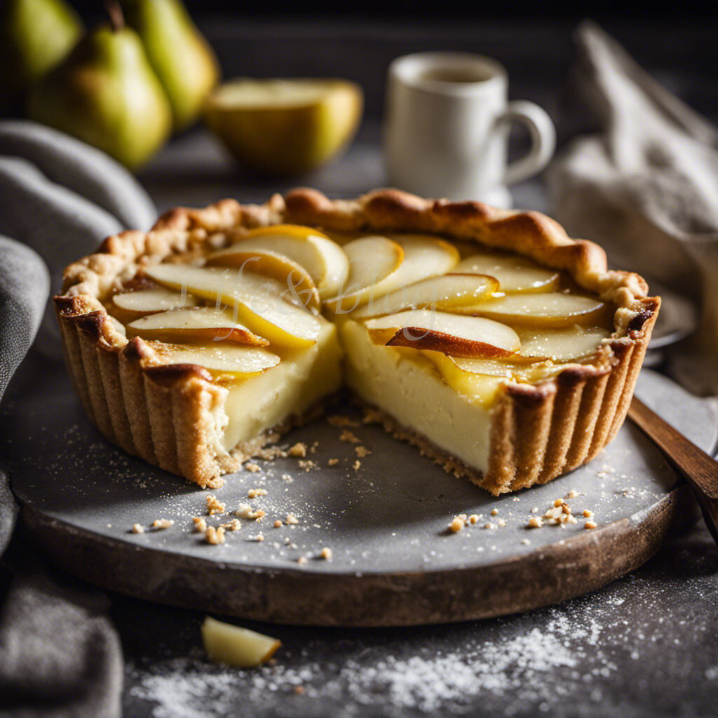 Crostata ricotta e pere:una deliziosa frolla con un ripieno irresistibile!