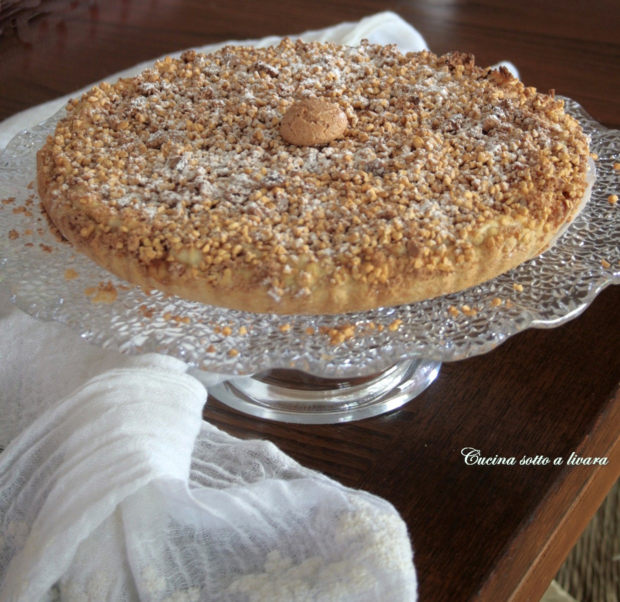 Crostata ricotta e pesche