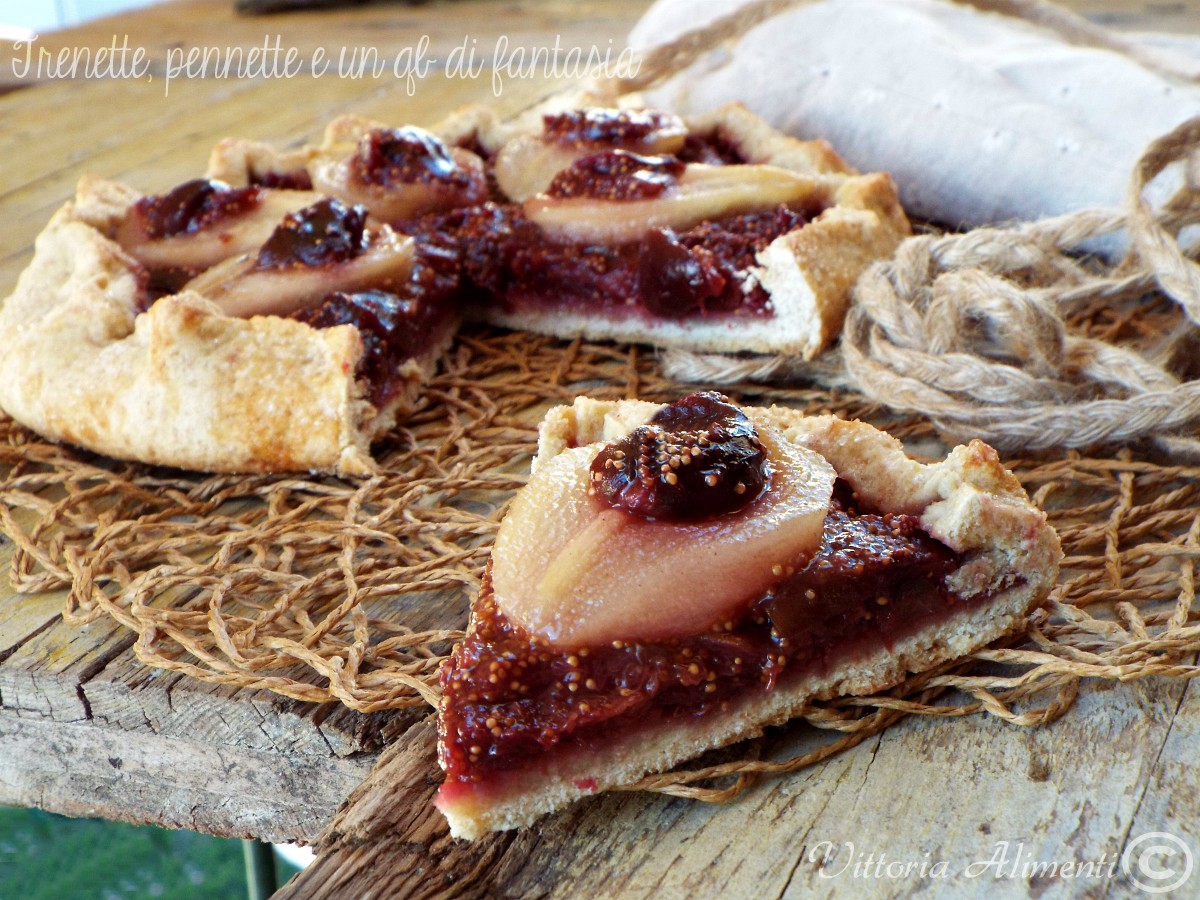 Crostata rustica fichi e pere