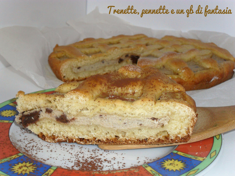 Crostata rustica ricotta al caffè