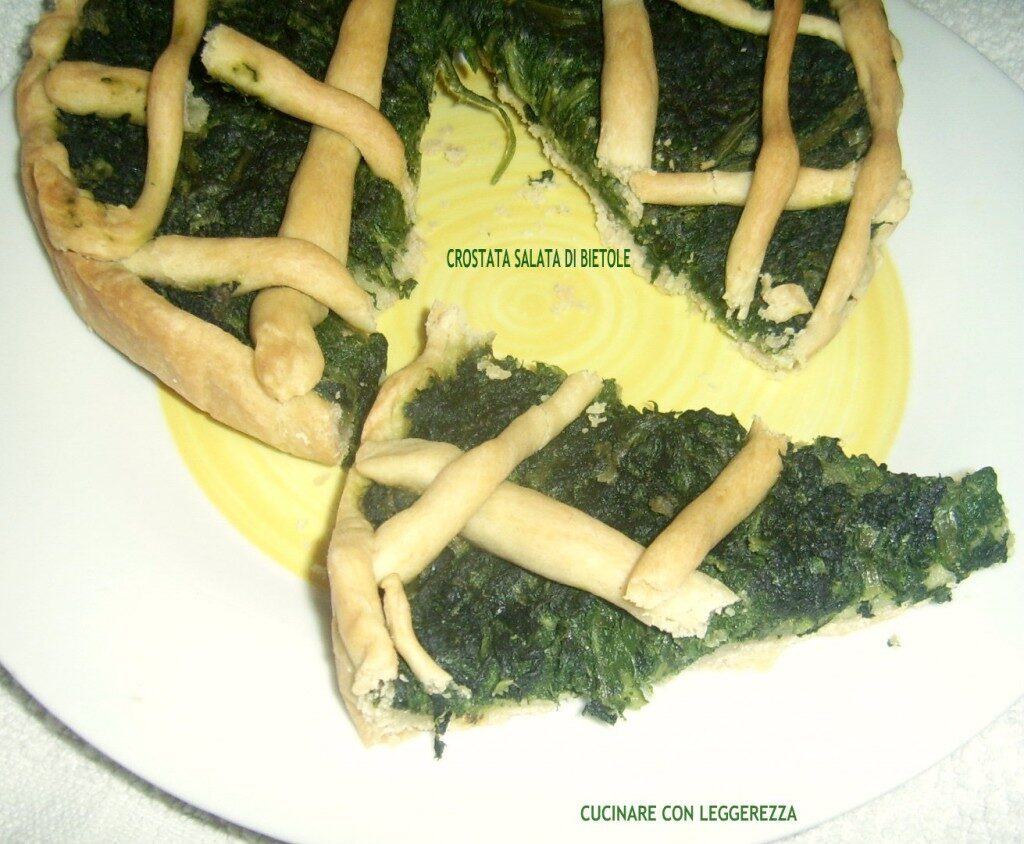 Crostata salata di bietole
