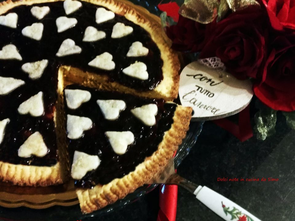 Crostata san valentino