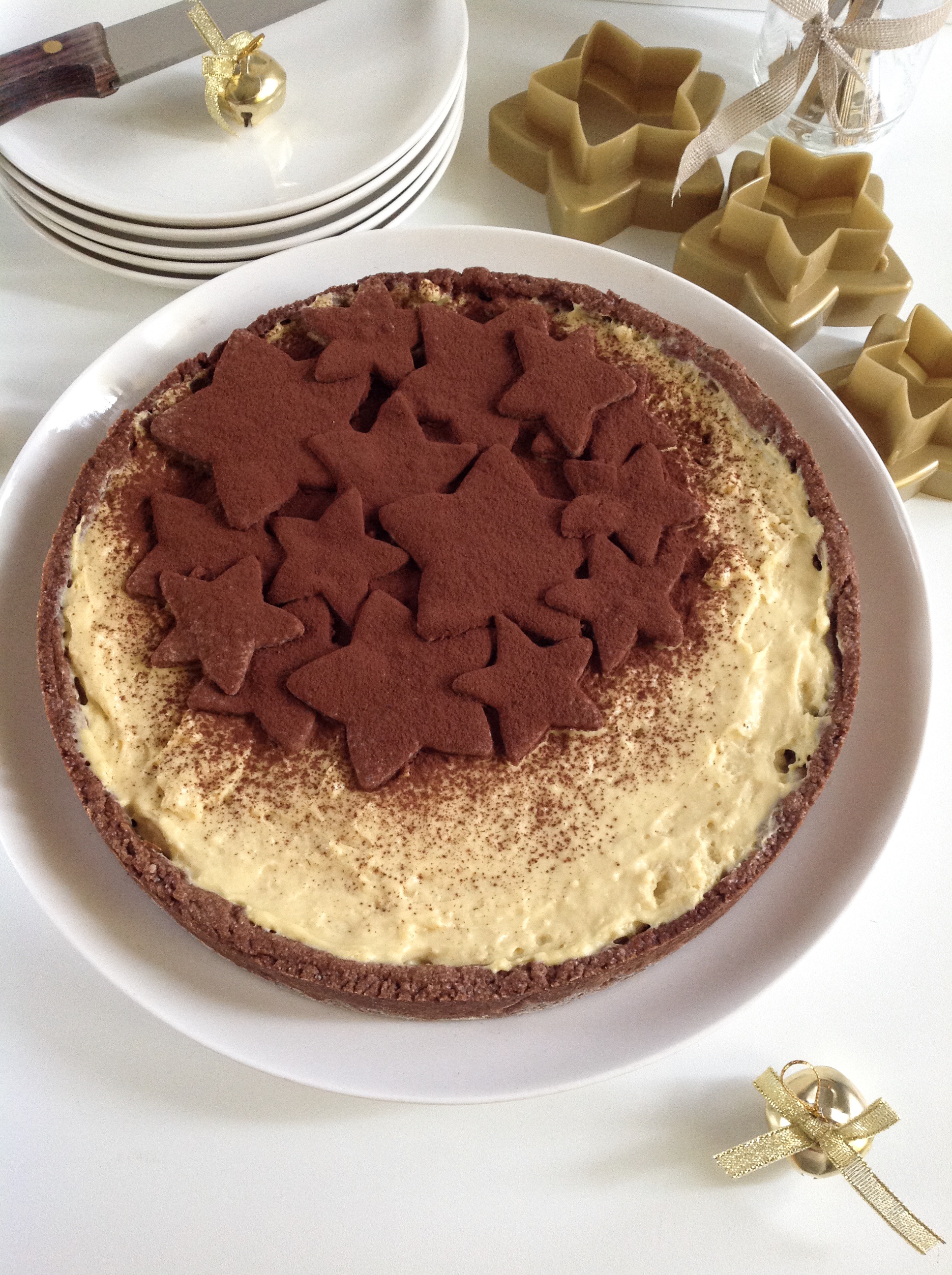 Crostata stellare allo zabaione