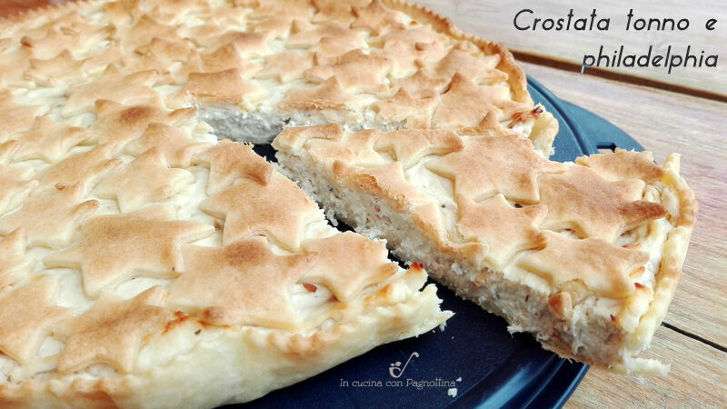 Crostata tonno e philadelphia