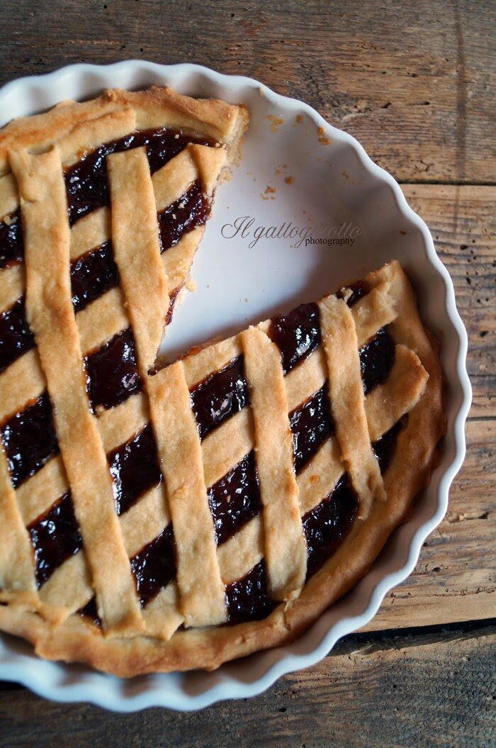Crostata vegan alla confettura