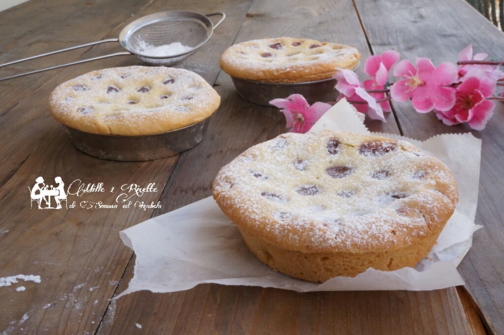 Crostatina con crema e marmellata