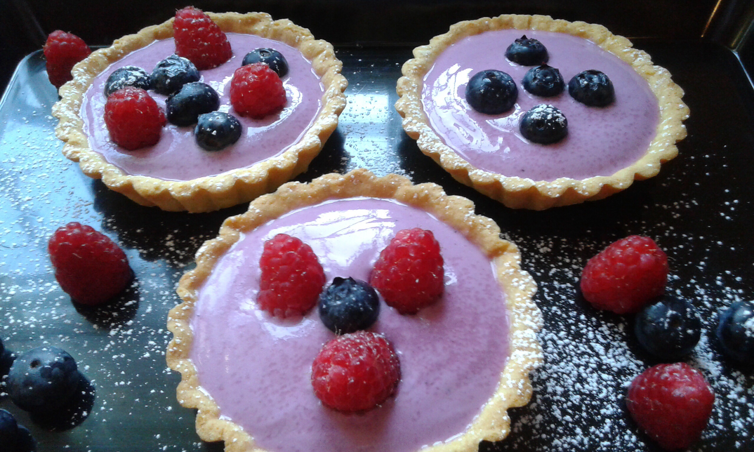Crostatine ai frutti rossi