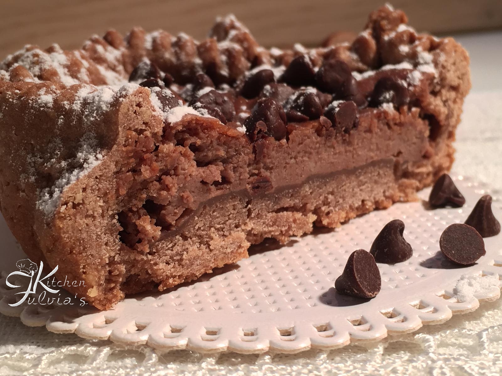 Crostatine al cioccolato e ricotta