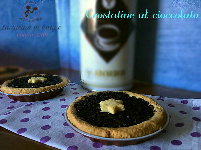 Crostatine al cioccolato |  ricetta senza uova