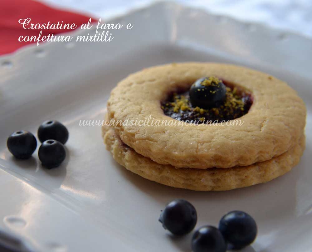 Crostatine al farro frolla olio d’oliva