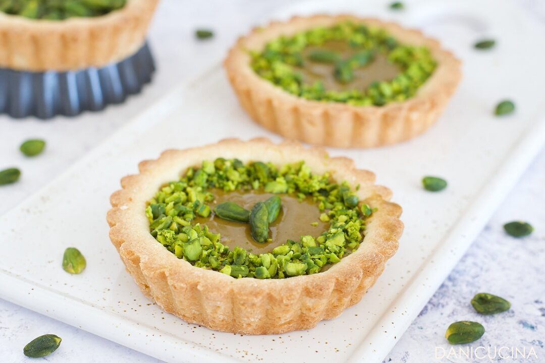 Crostatine al pistacchio