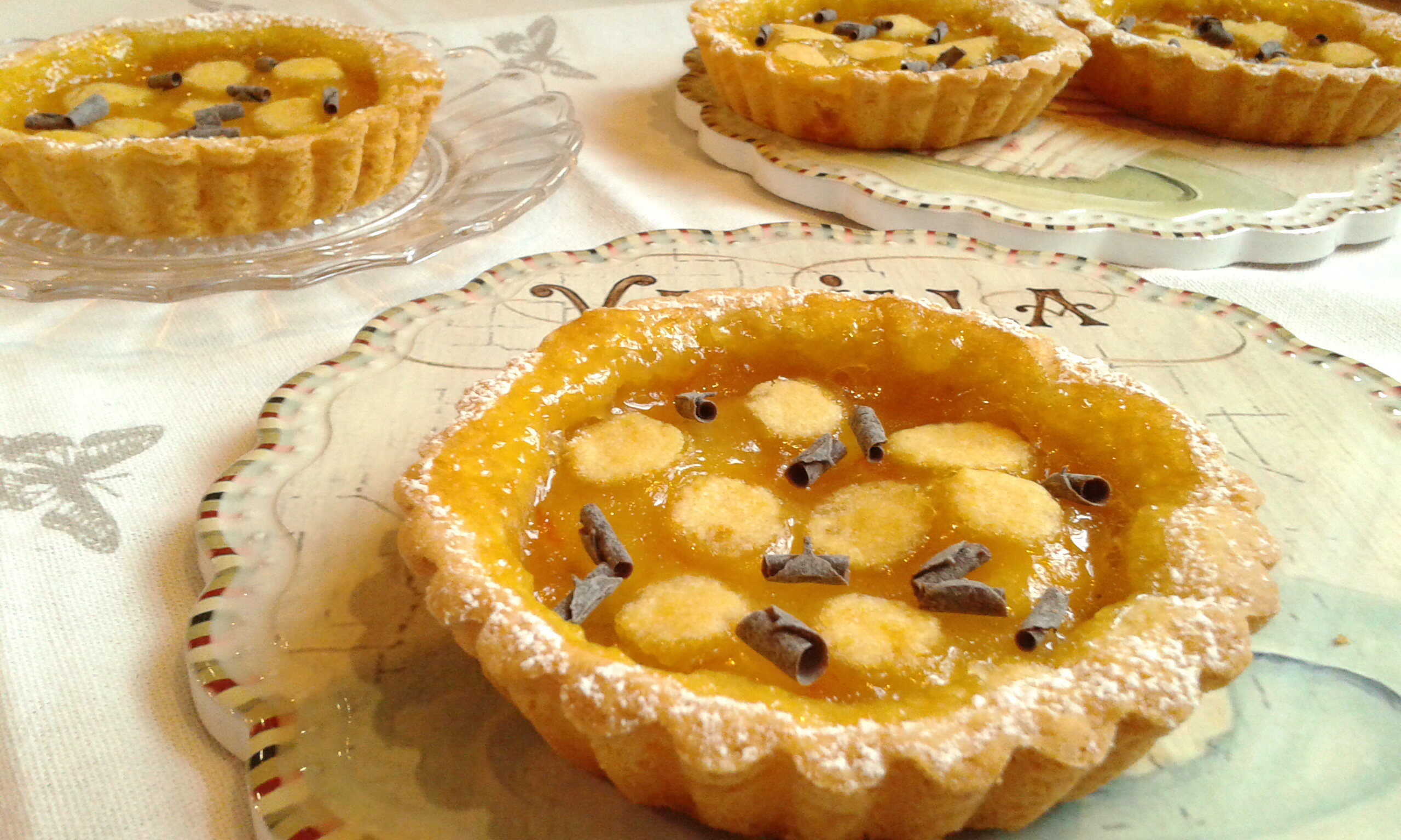 Crostatine con arance amare