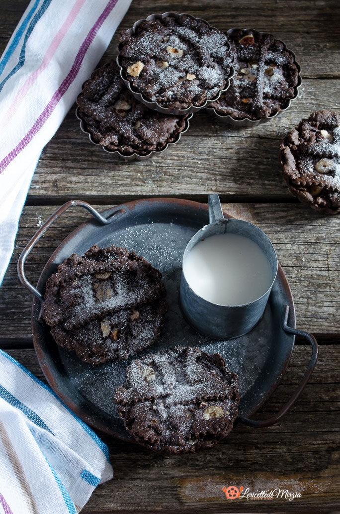 Crostatine con crema alle nocciole