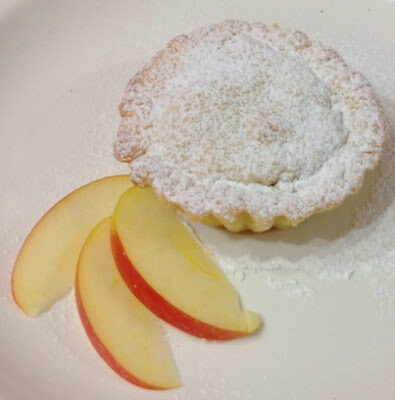 Crostatine con crema di mele e cannella