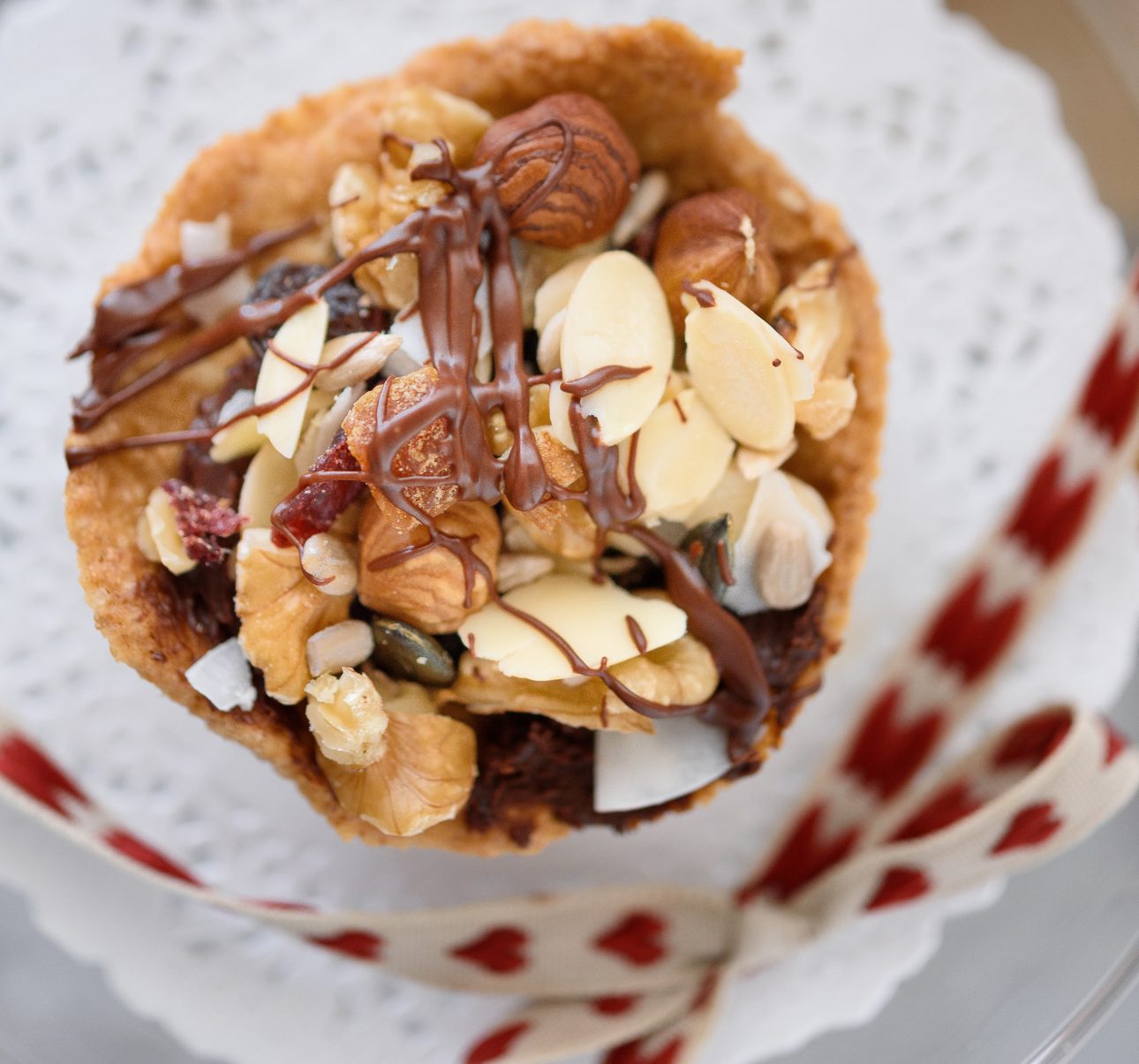 Crostatine di frutta secca & nutella