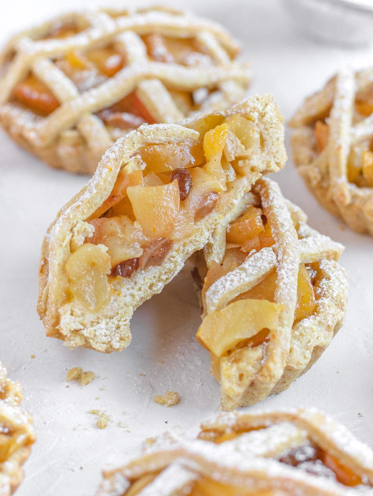 Crostatine di mele vegan