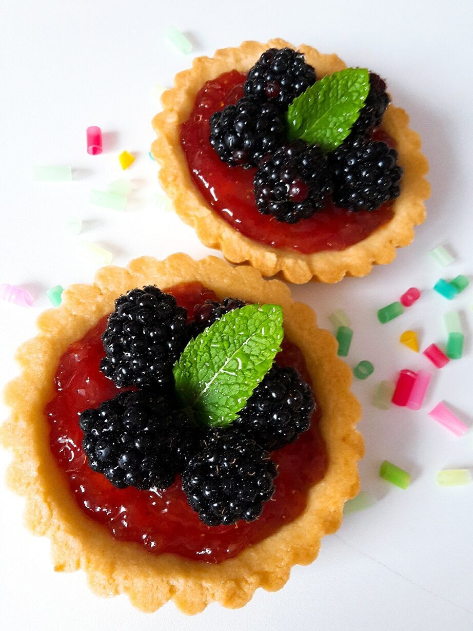Crostatine fragola e more senza glutine