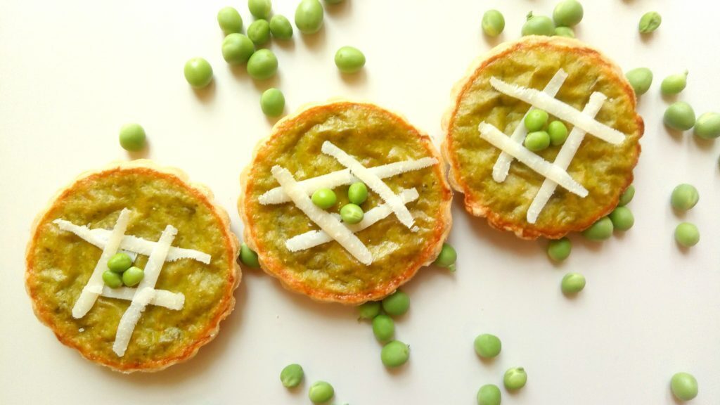 Crostatine salate coi baccelli