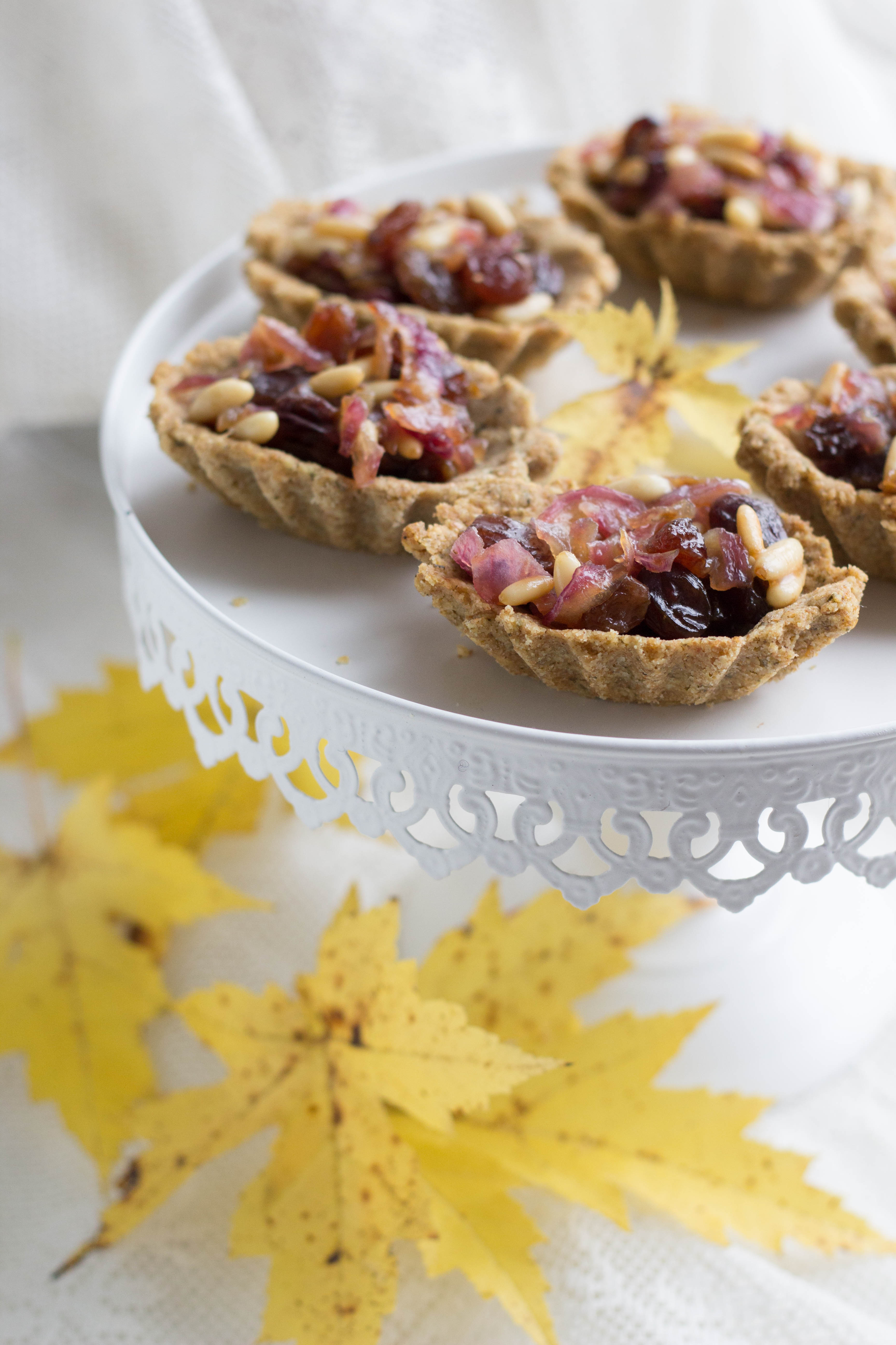 Crostatine salate con cipolle caramellate per scavolini