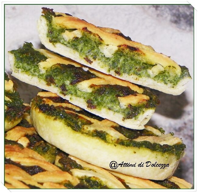 CROSTATINE SALATE SPINACI E MASCARPONE