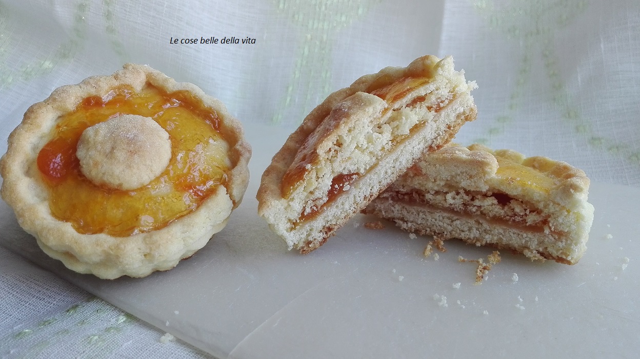 Crostatine senza glutine con doppio ripieno