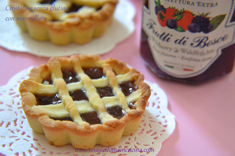 Crostatine senza glutine con marmellata