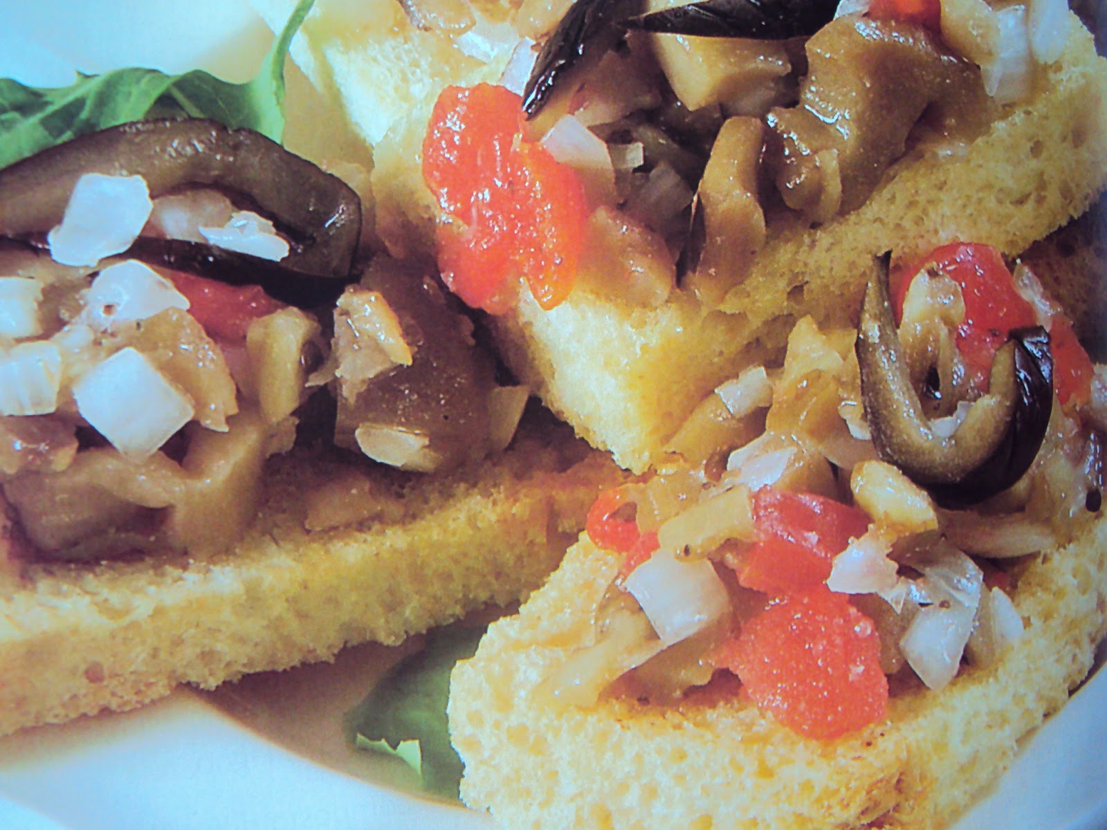 Crostini di melanzane
