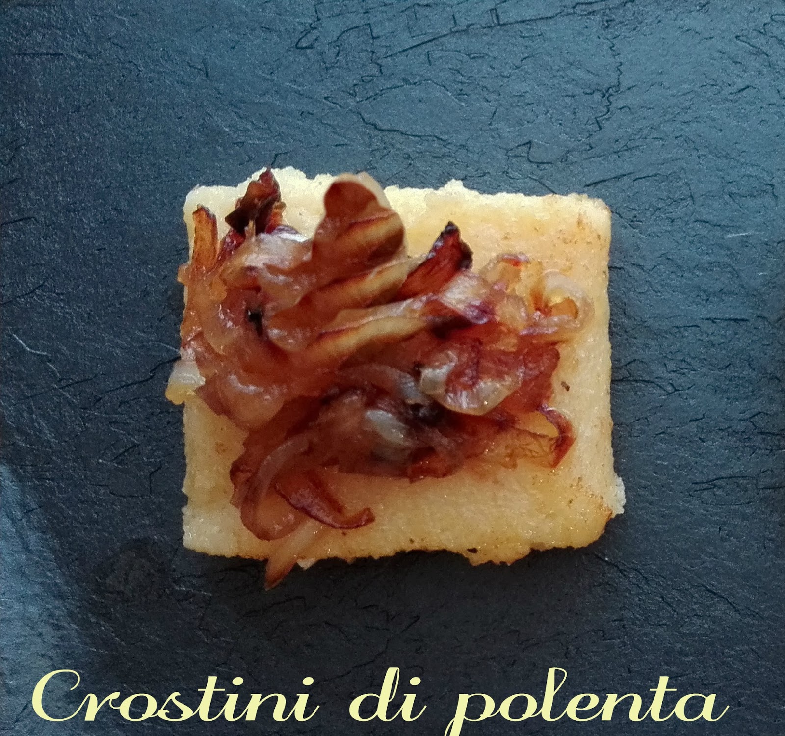 Crostini di polenta