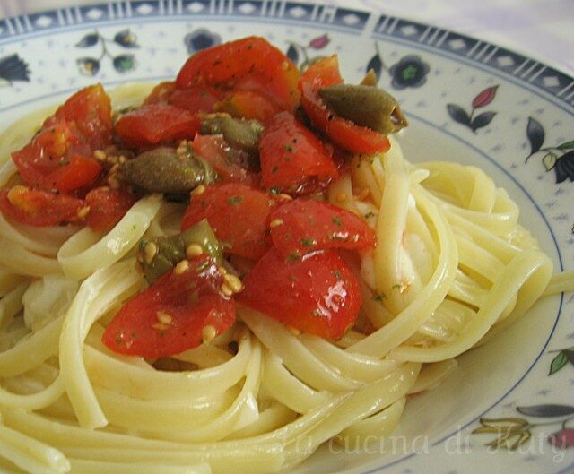 Crudaiola filante–ricetta estiva| La cucina di Katy