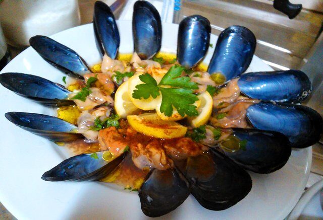 Cruditè di cozze