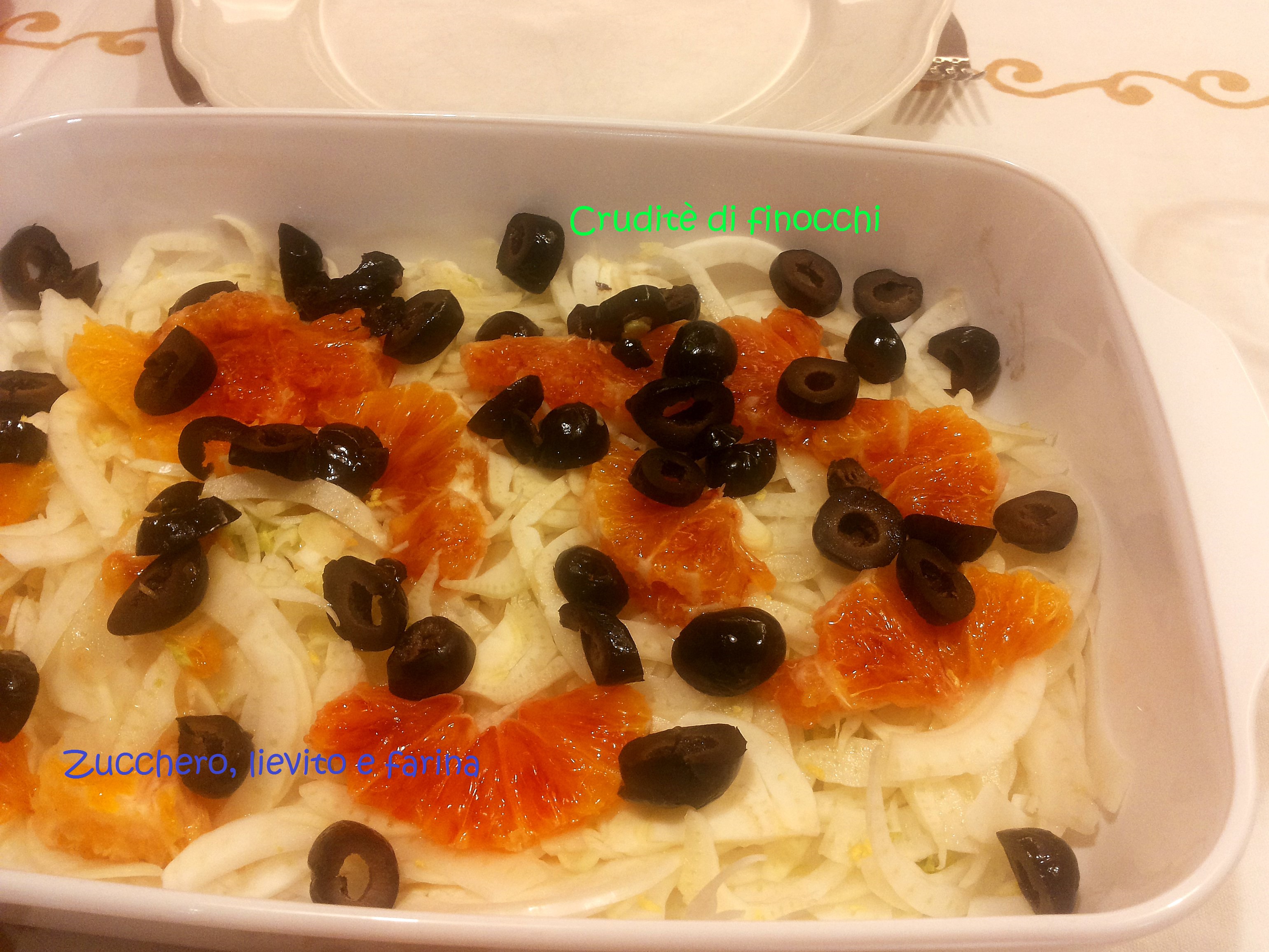 Crudité di finocchi