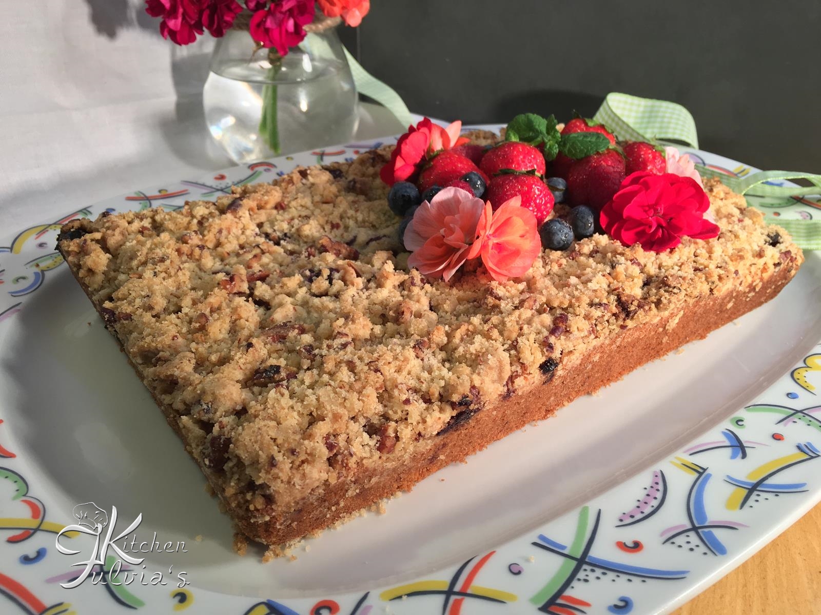 Crumble cake – Torta sbriciolata ai frutti rossi