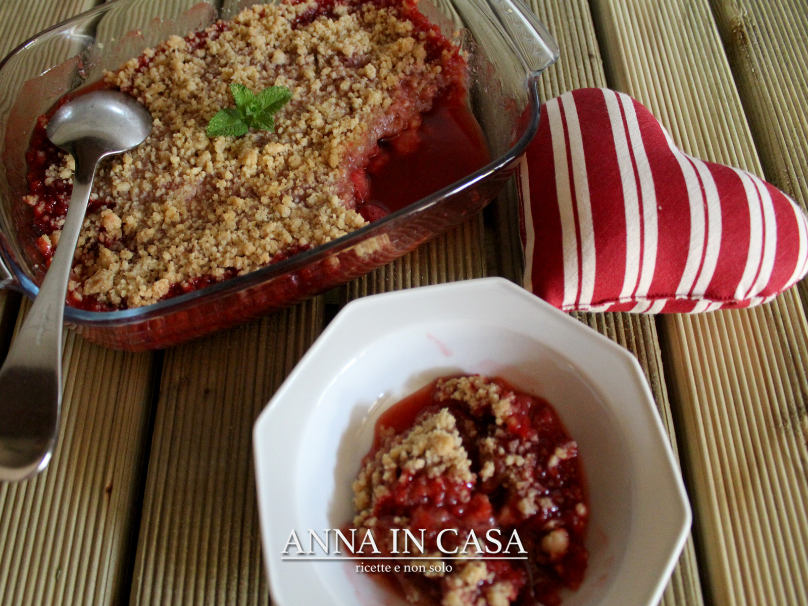 Crumble di fragole