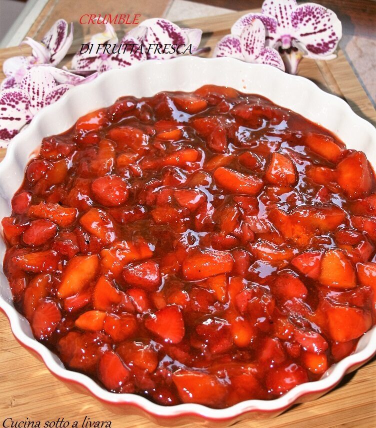 Crumble di fragole