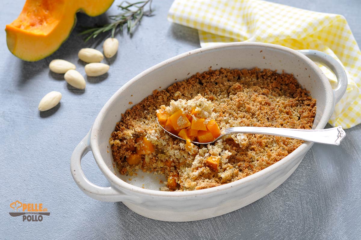 Crumble di zucca semplicissimo e gustoso