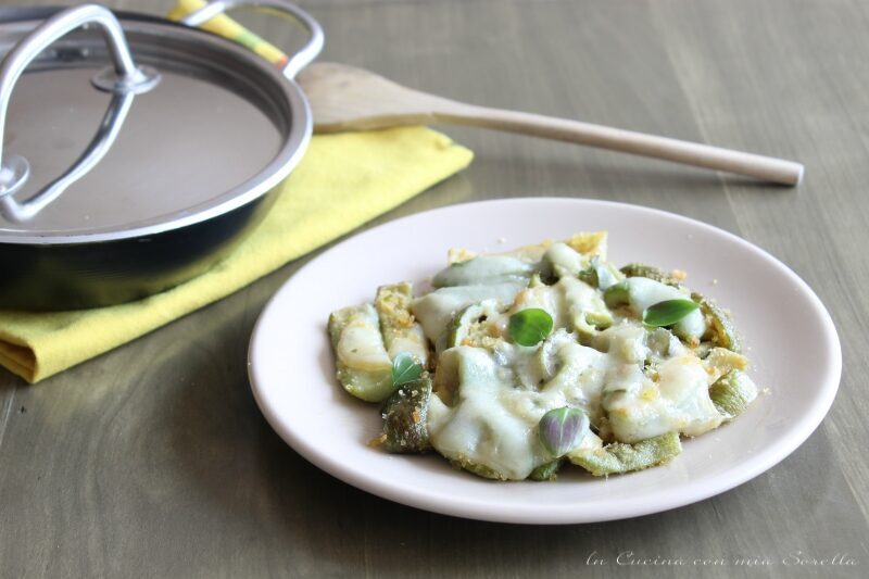 Crumble di zucchine filante