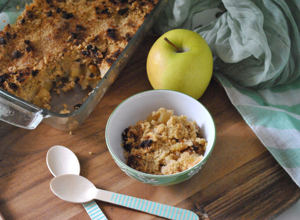 Crumble vegano alle mele
