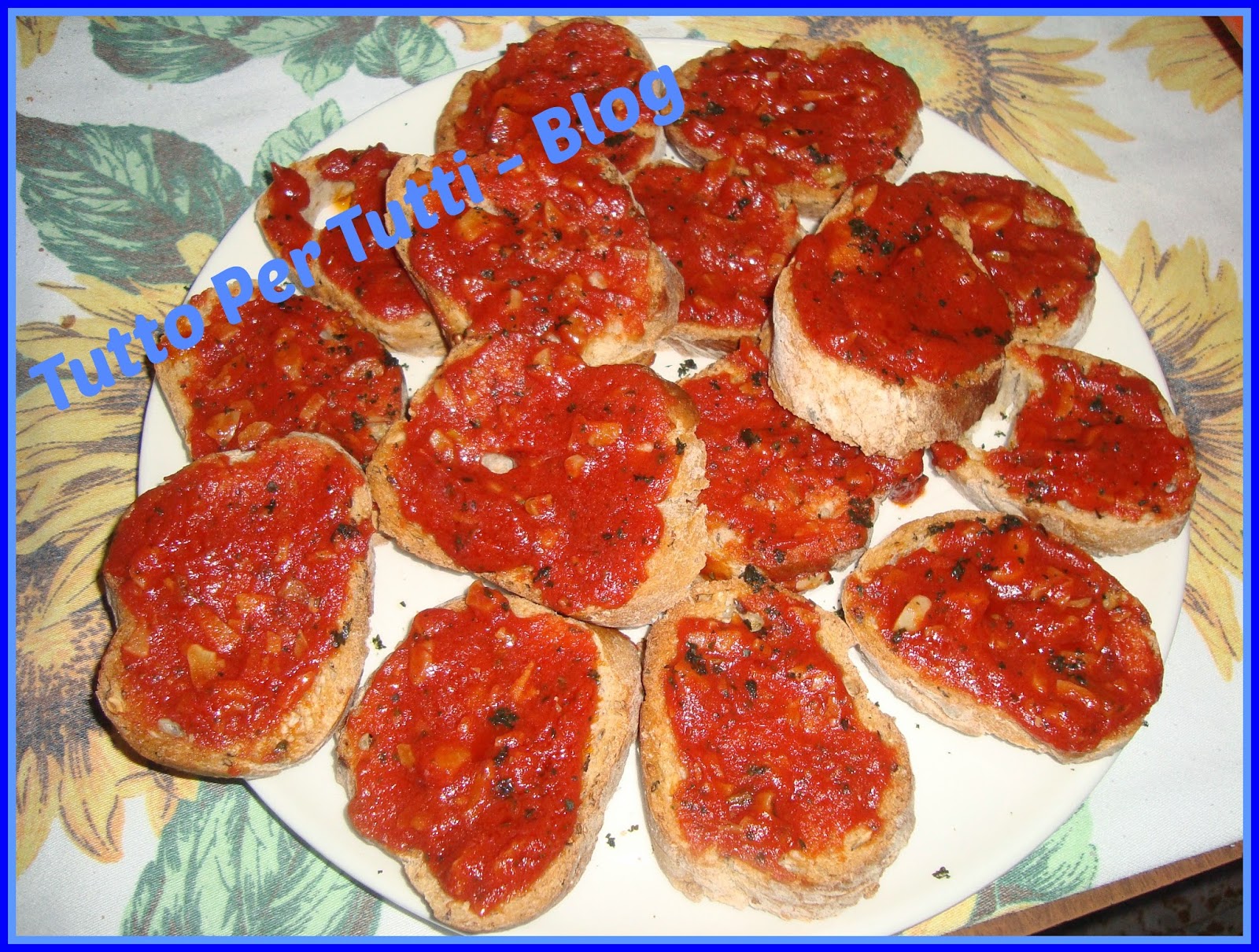 Cucina – antipasti – la bruschetta che aveva freddo