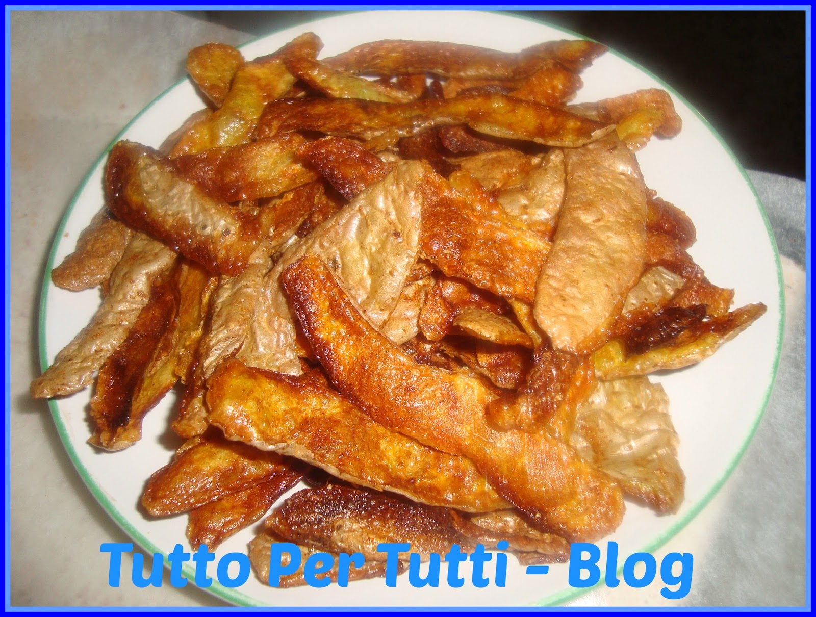 CUCINA – ANTIPASTI & SNACK- BUCCE DI PATATE FRITTE