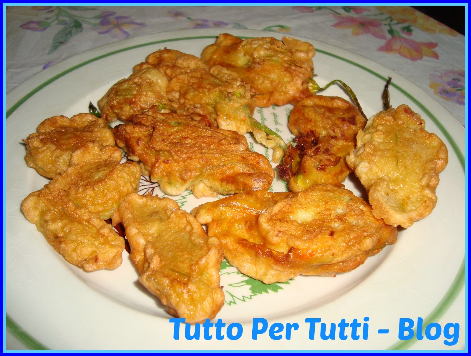 CUCINA – ANTIPASTO – FIORI DI ZUCCA RIPIENI