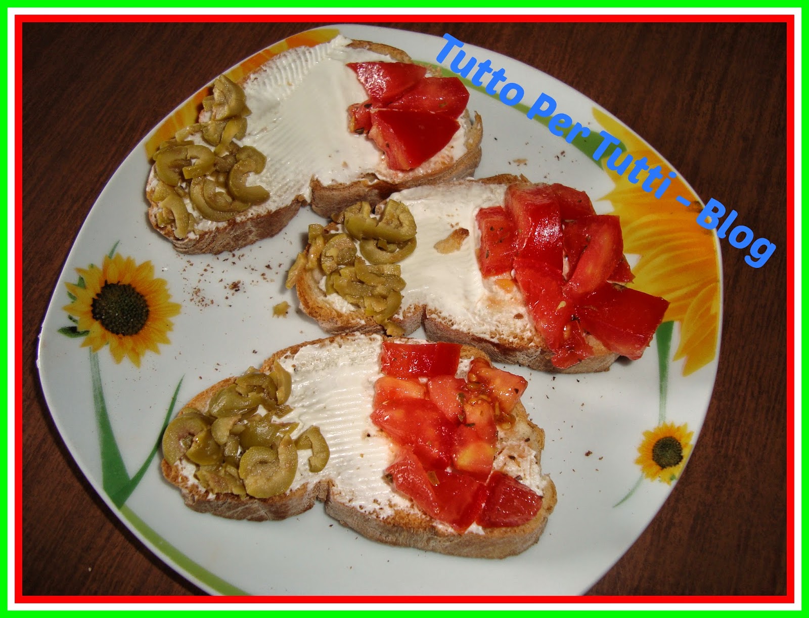 CUCINA – ANTIPASTO & SNACK – BRUSCHETTE NAZIONALI – speciale football