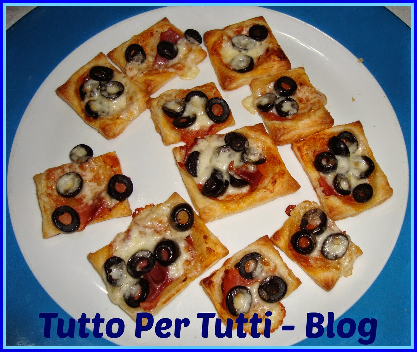 Cucina – antipasto & snack – mini pizzette di pasta sfoglia (fast & tasty)