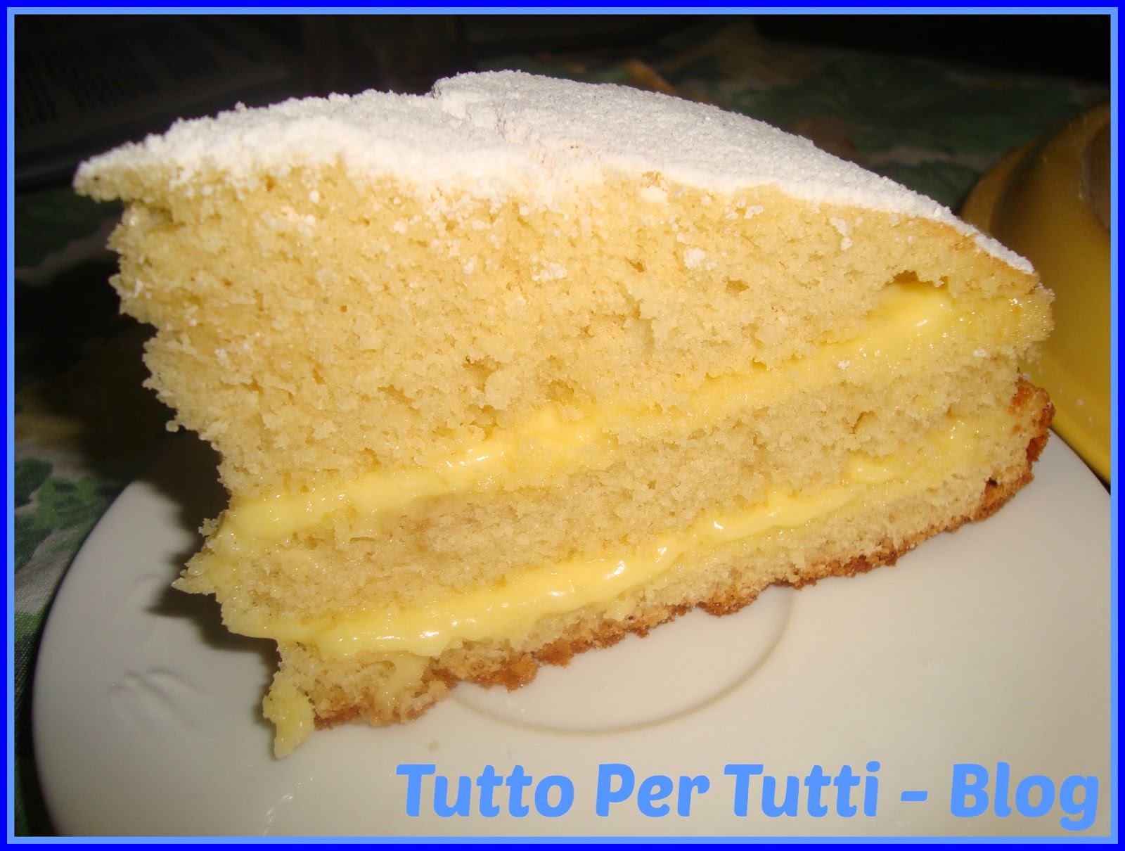 CUCINA – DOLCI – TORTA PARADISO CON CREMA PASTICCERA