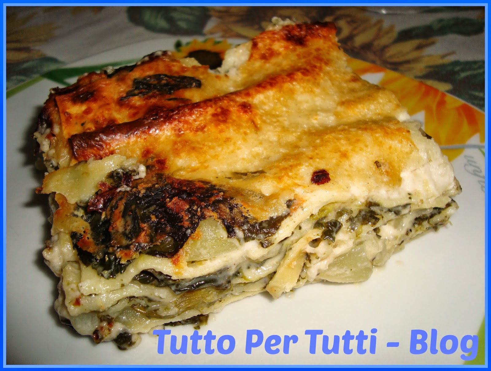 CUCINA – PRIMI PIATTI – LASAGNE VEGETALI BI-COLOR