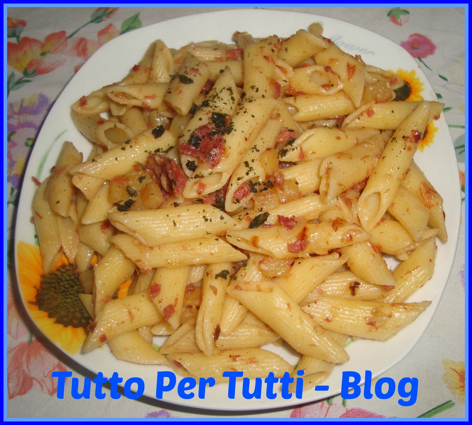 Cucina – primi piatti – penne e ciccia