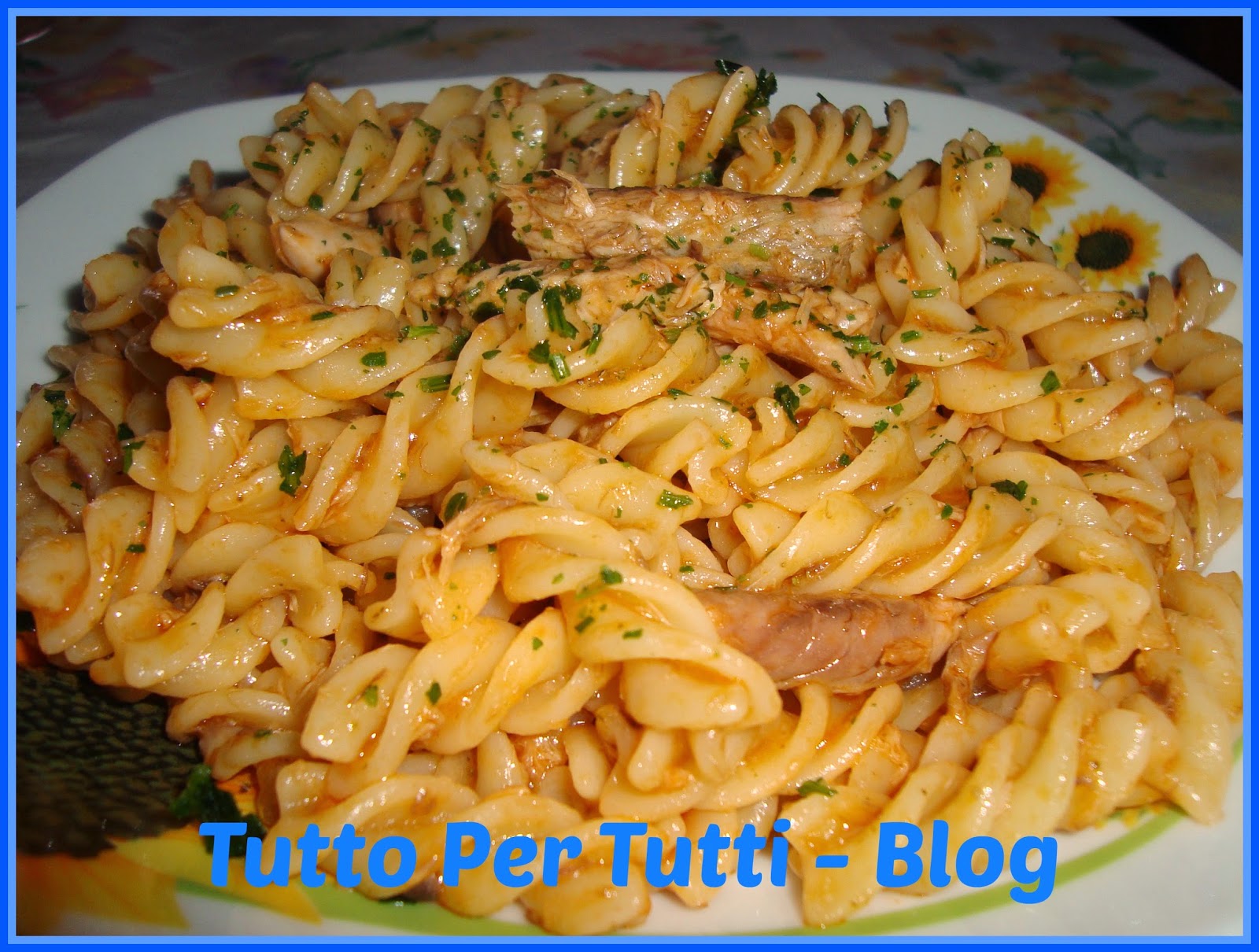 Cucina – primo – fusilli allo sgombro & rosmarino special fast&tasty