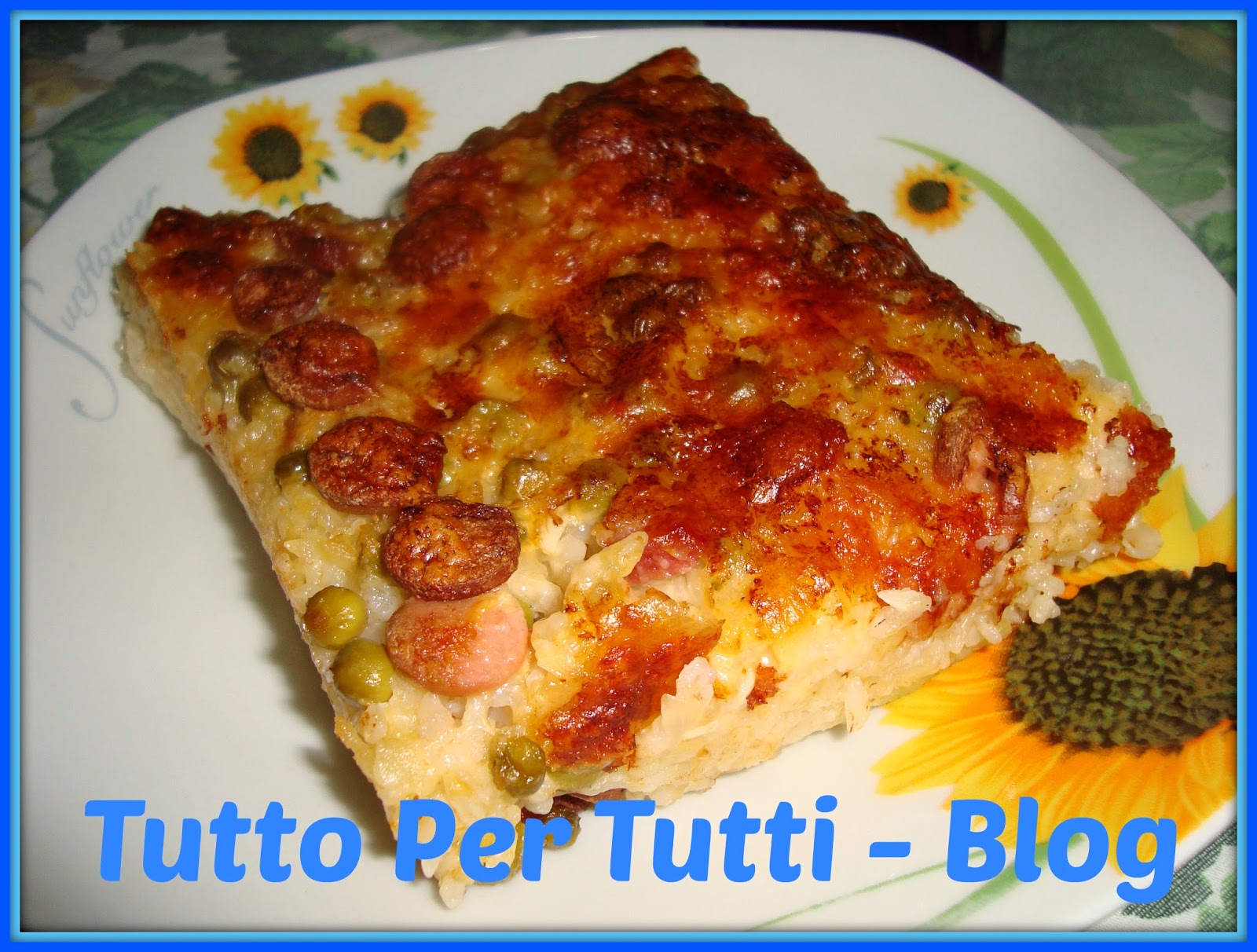Cucina – primo piatto – riso al forno